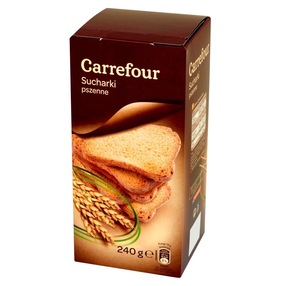 Carrefour Sucharki pszenne 240 g