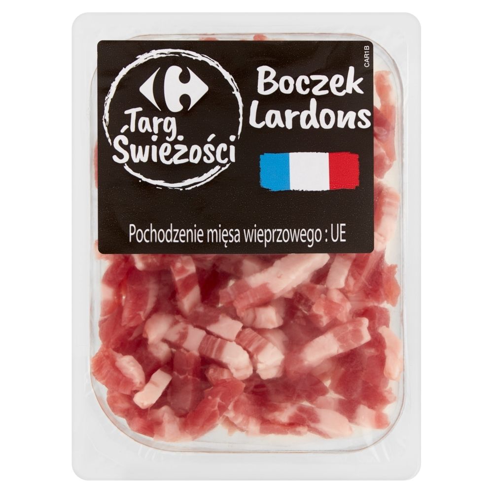 Carrefour Targ Świeżości Boczek Lardons 150 g