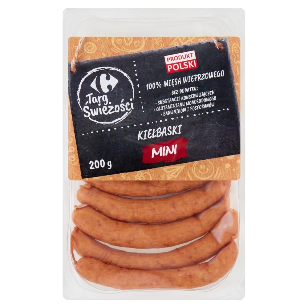 Carrefour Targ Świeżości Kiełbaski mini 200 g