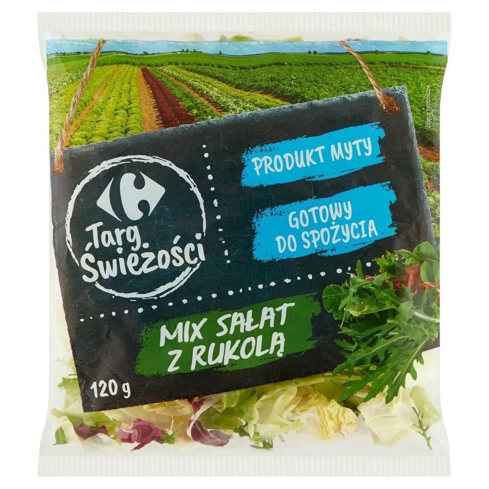 Carrefour Targ Świeżości Mix sałat z rukolą 120 g