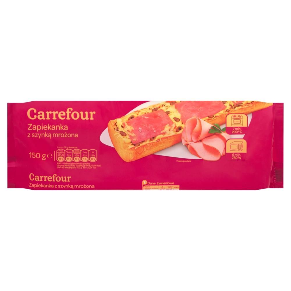 Carrefour Zapiekanka z szynką mrożona 150 g