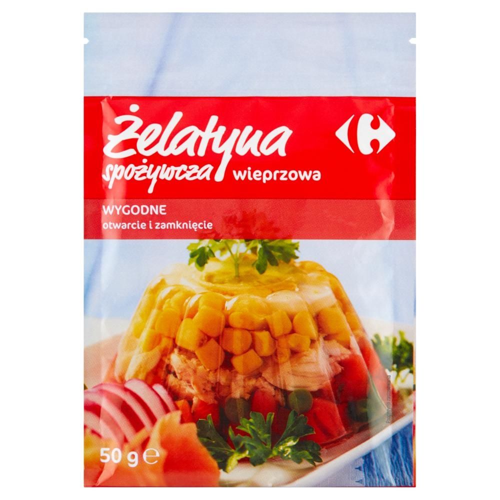 Carrefour Żelatyna spożywcza wieprzowa 50 g