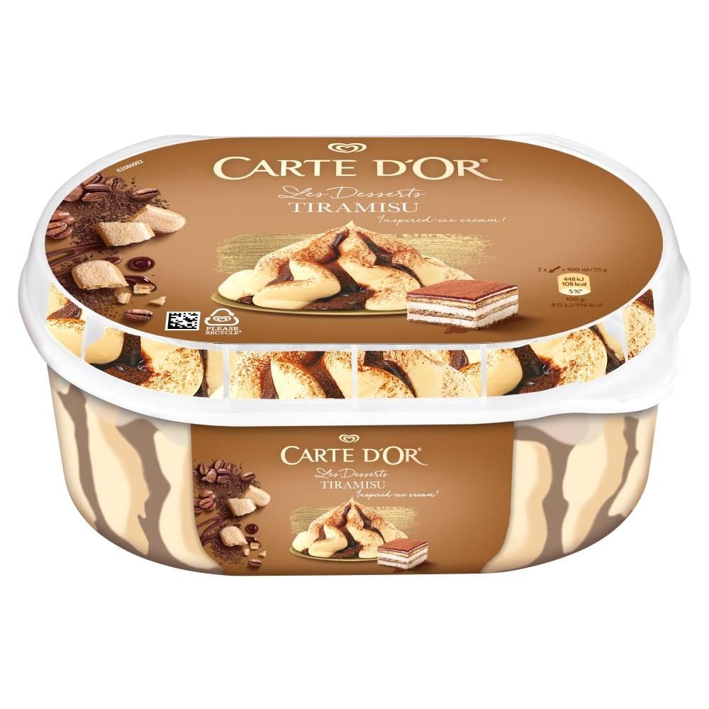 Carte D'Or Les Desserts Lody o smaku tiramisu 825 ml