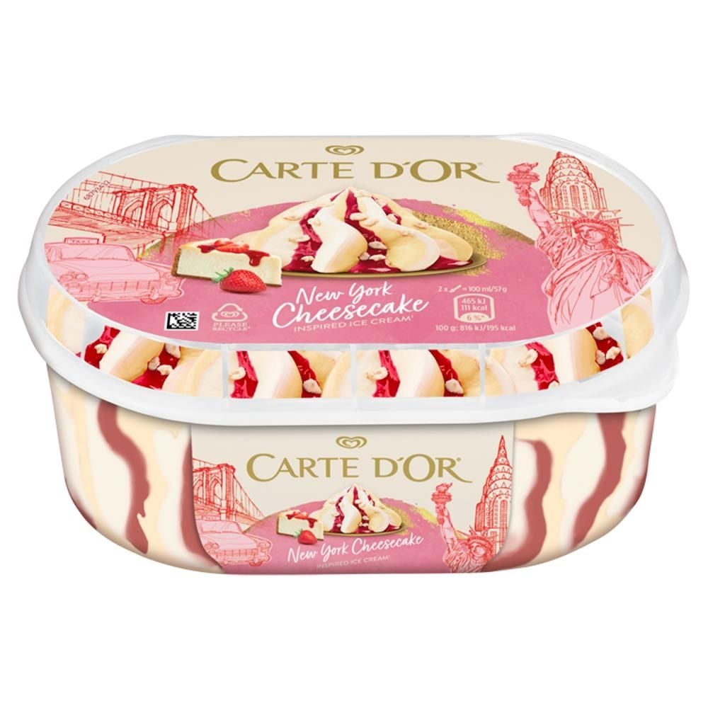 Carte D'Or Lody o smaku sernika i lody o smaku ciastek 900 ml