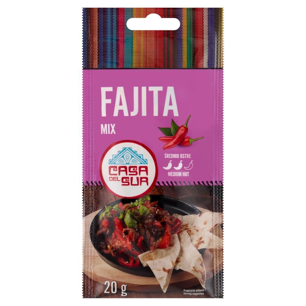 Casa Del Sur Mieszanka przypraw do fajita 20 g