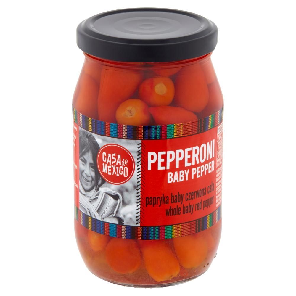 Casa de Mexico Papryka Pepperoni baby czerwona cała 325 g