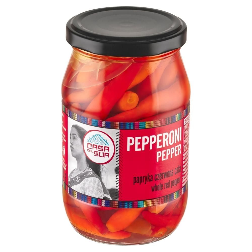 Casa del Sur Papryka czerwona cała pepperoni 325 g