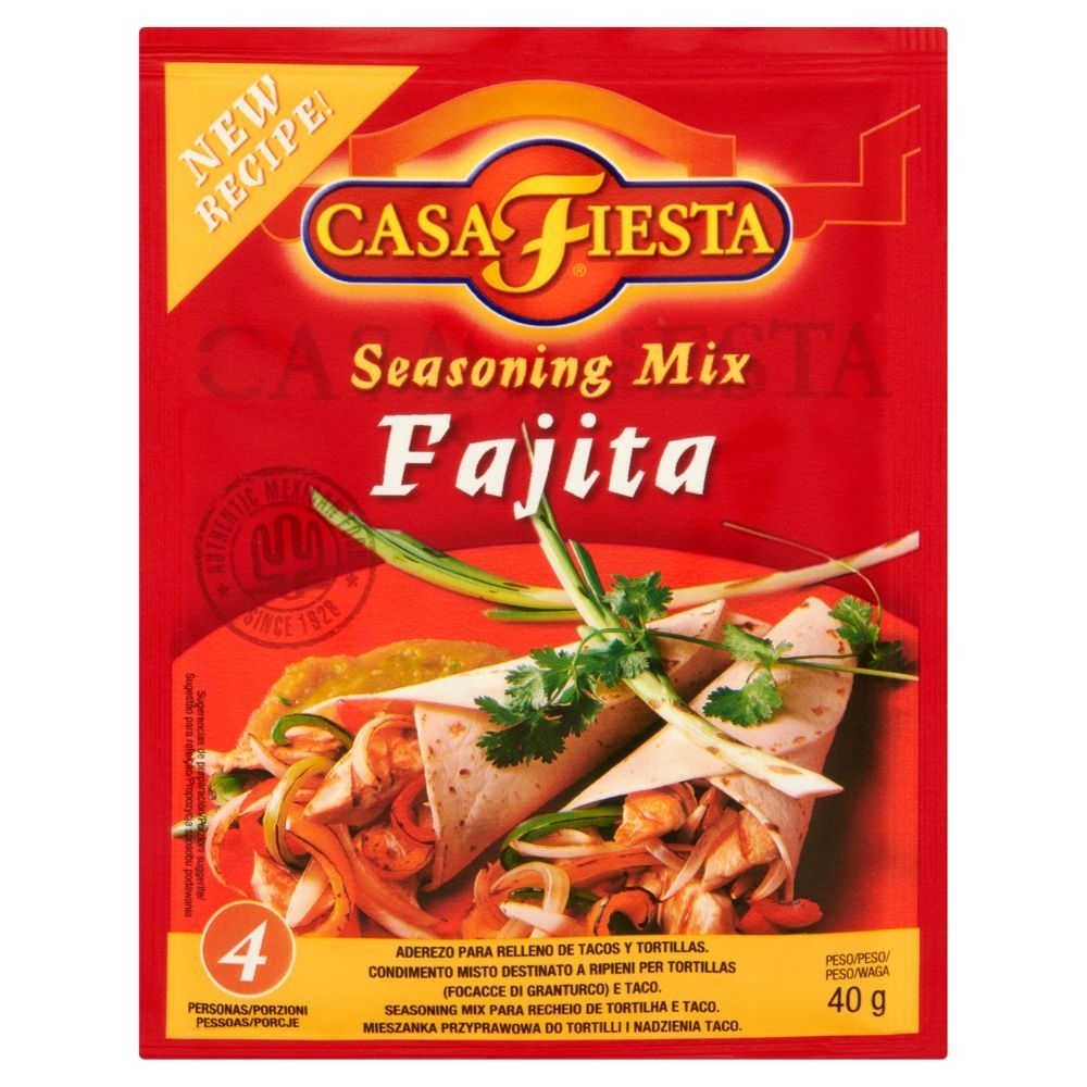 Casa Fiesta Fajita Mieszanka przyprawowa do tortilli i nadzienia taco 40 g