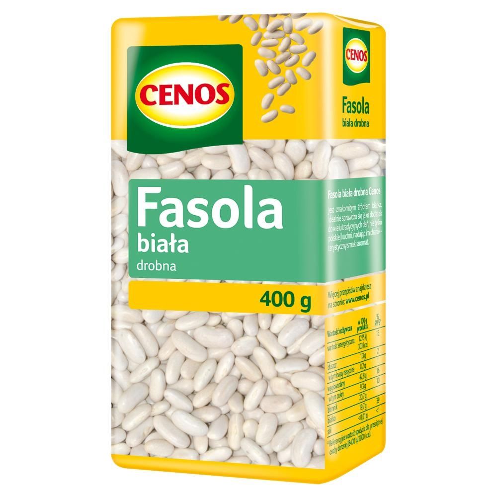 Cenos Fasola biała drobna 400 g