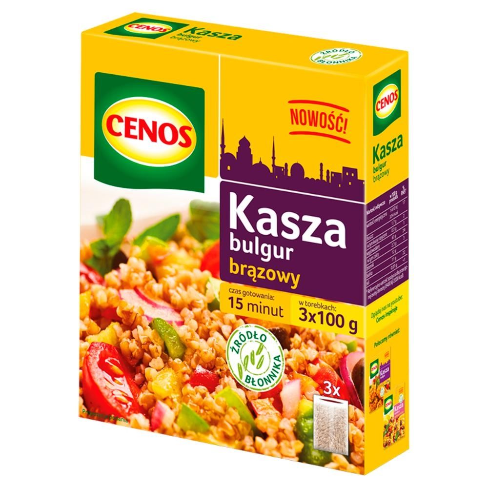 Cenos Kasza bulgur brązowy 300 g (3 x 100 g)