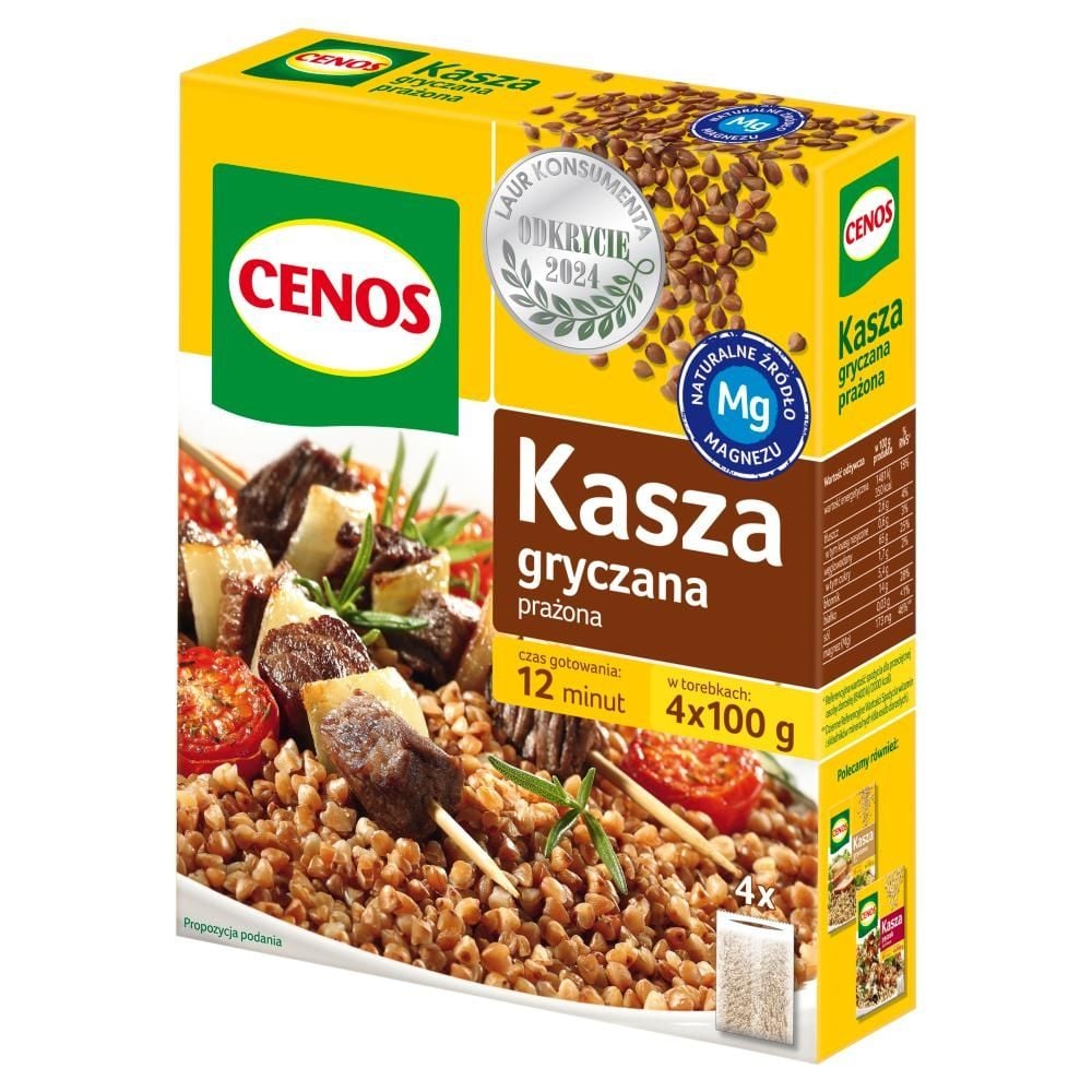 Cenos Kasza gryczana prażona 400 g (4 x 100 g)