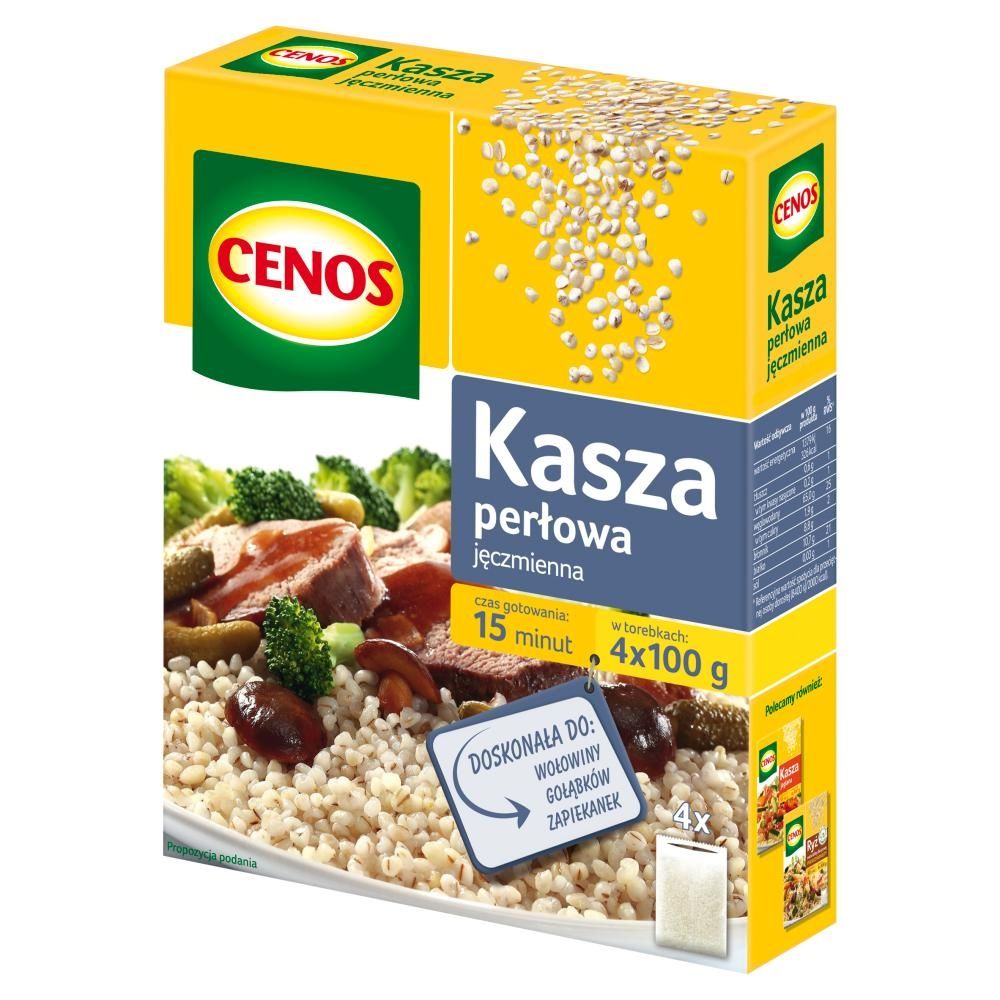 Cenos Kasza jęczmienna perłowa 400 g (4 torebki)