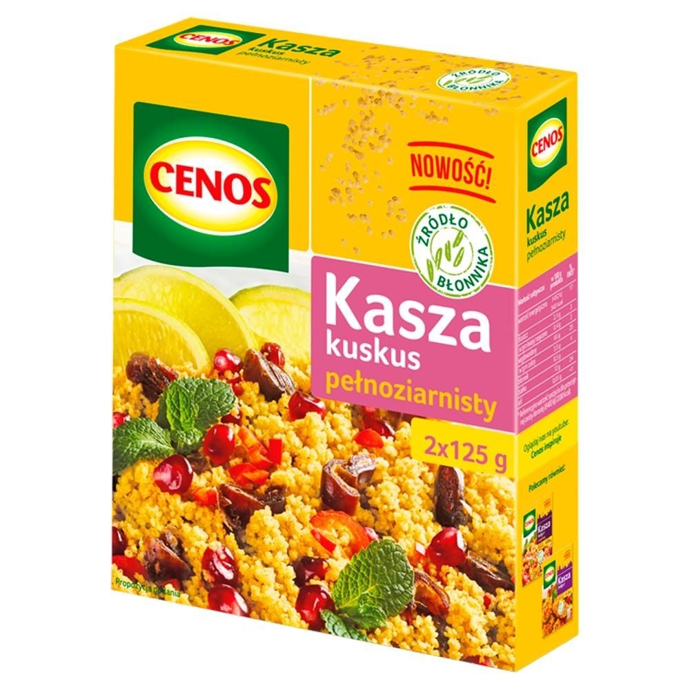 Cenos Kasza kuskus pełnoziarnisty 250 g (2 x 125 g)