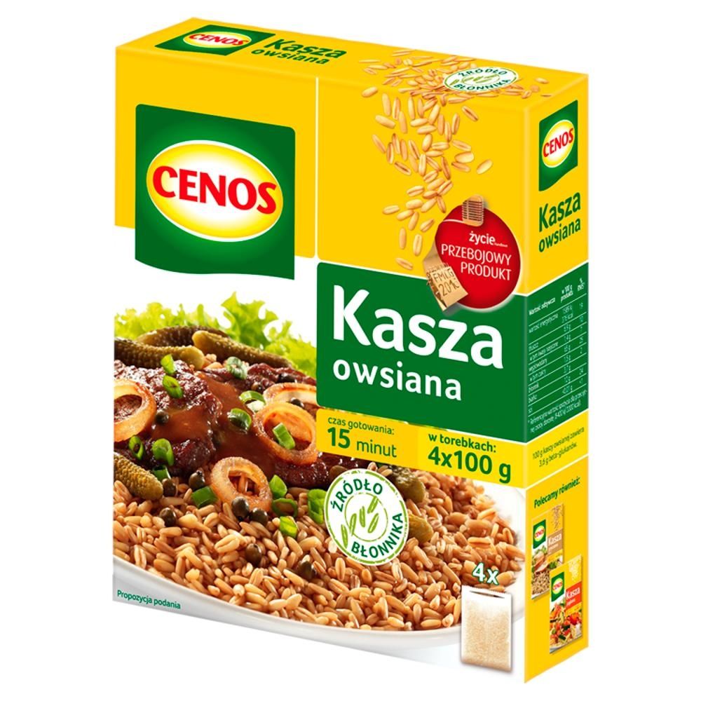 Cenos Kasza owsiana 400 g (4 x 100 g)