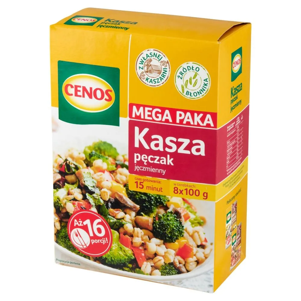 Cenos Kasza pęczak jęczmienny 800 g (8 x 100 g)