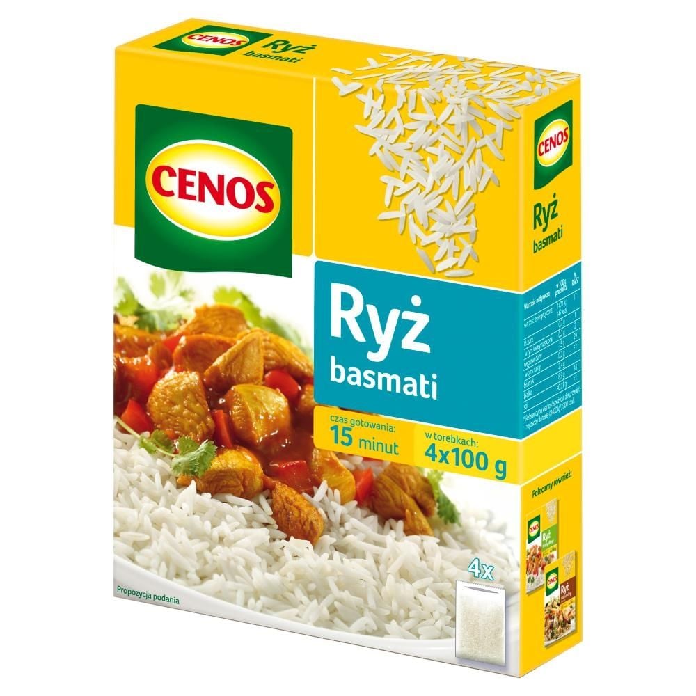 Cenos Ryż basmati 400 g (4 torebki)