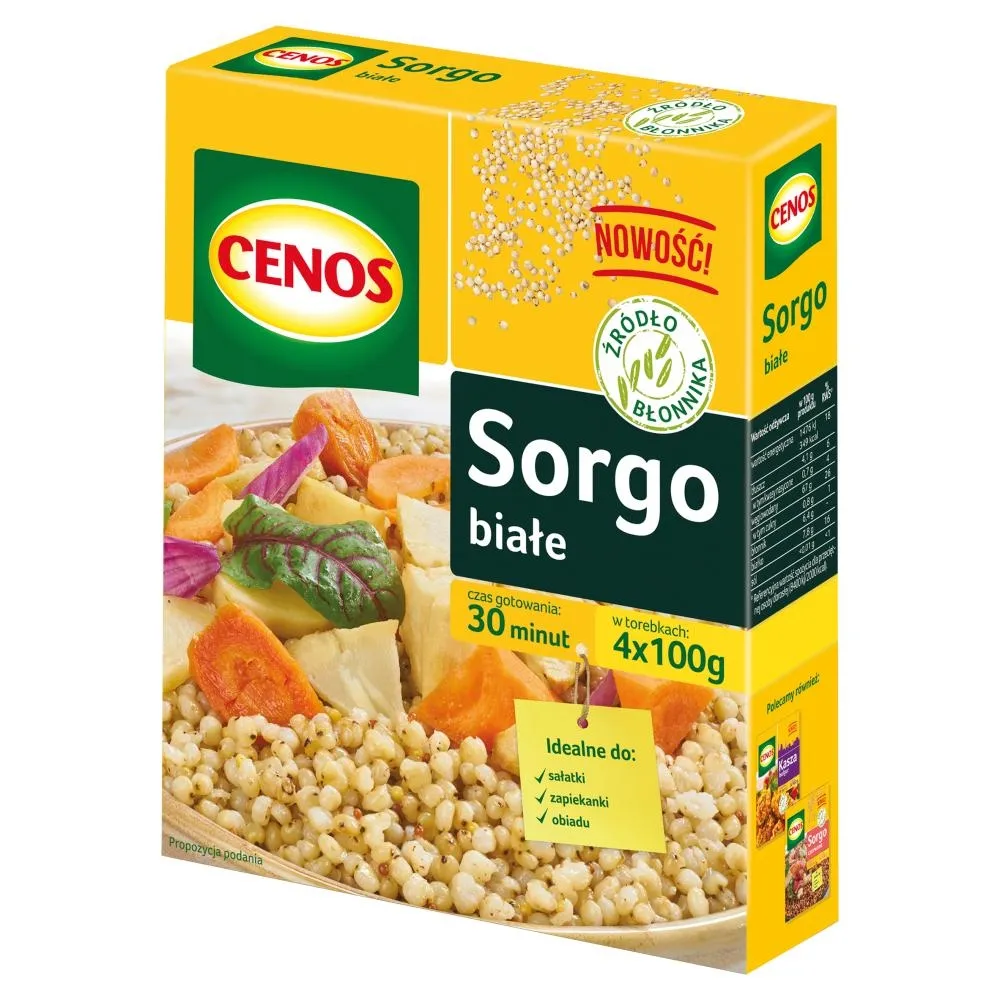 Cenos Sorgo białe 400 g (4 x 100 g)