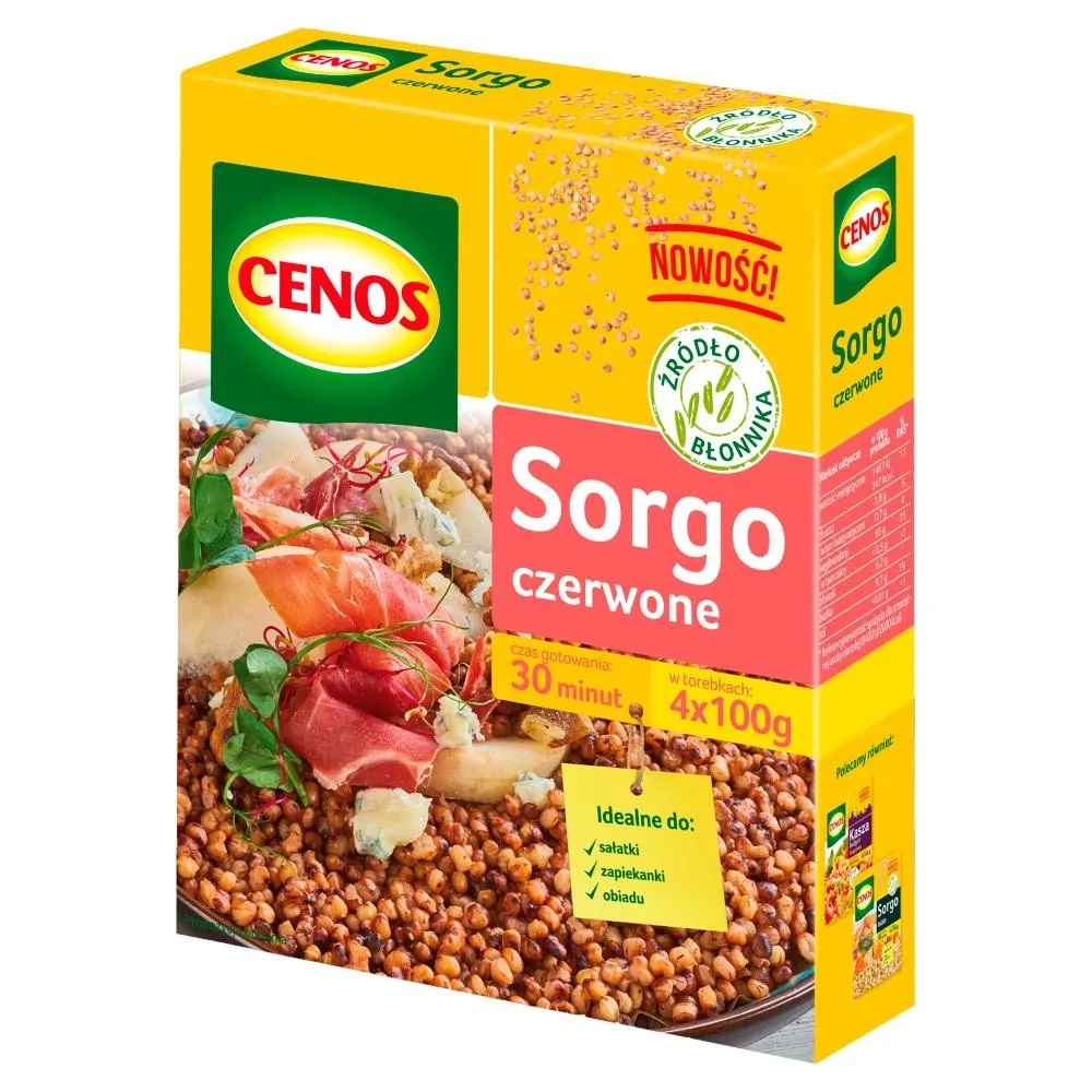 Cenos Sorgo czerwone 400 g (4 x 100 g)