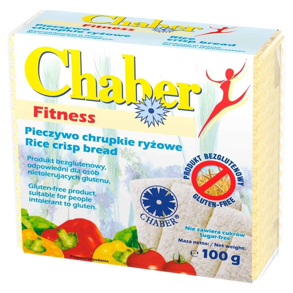 Chaber Pieczywo chrupkie ryżowe fitness 100 g Zakupy online z dostawą