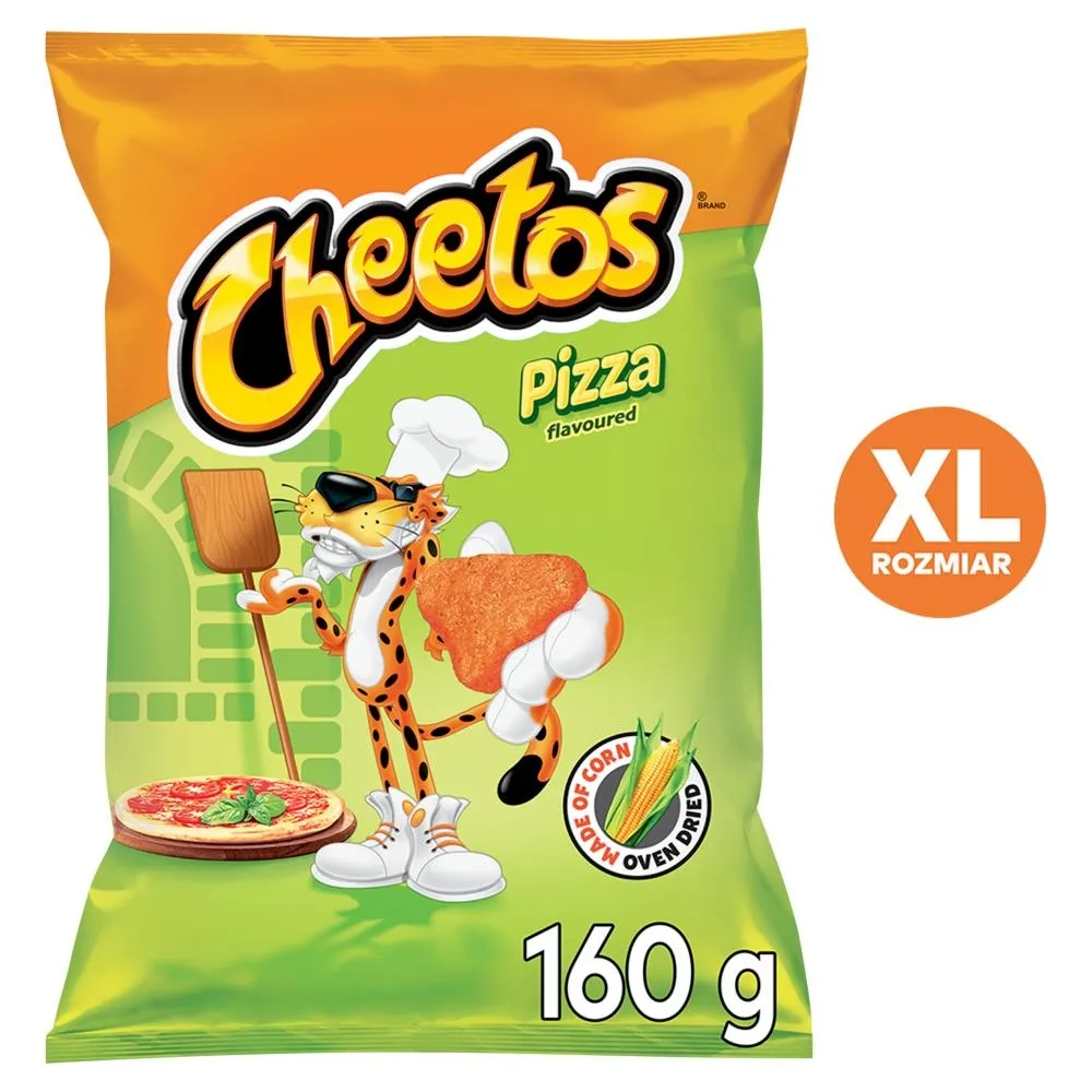 Cheetos Chrupki kukurydziane o smaku pizzy 160 g