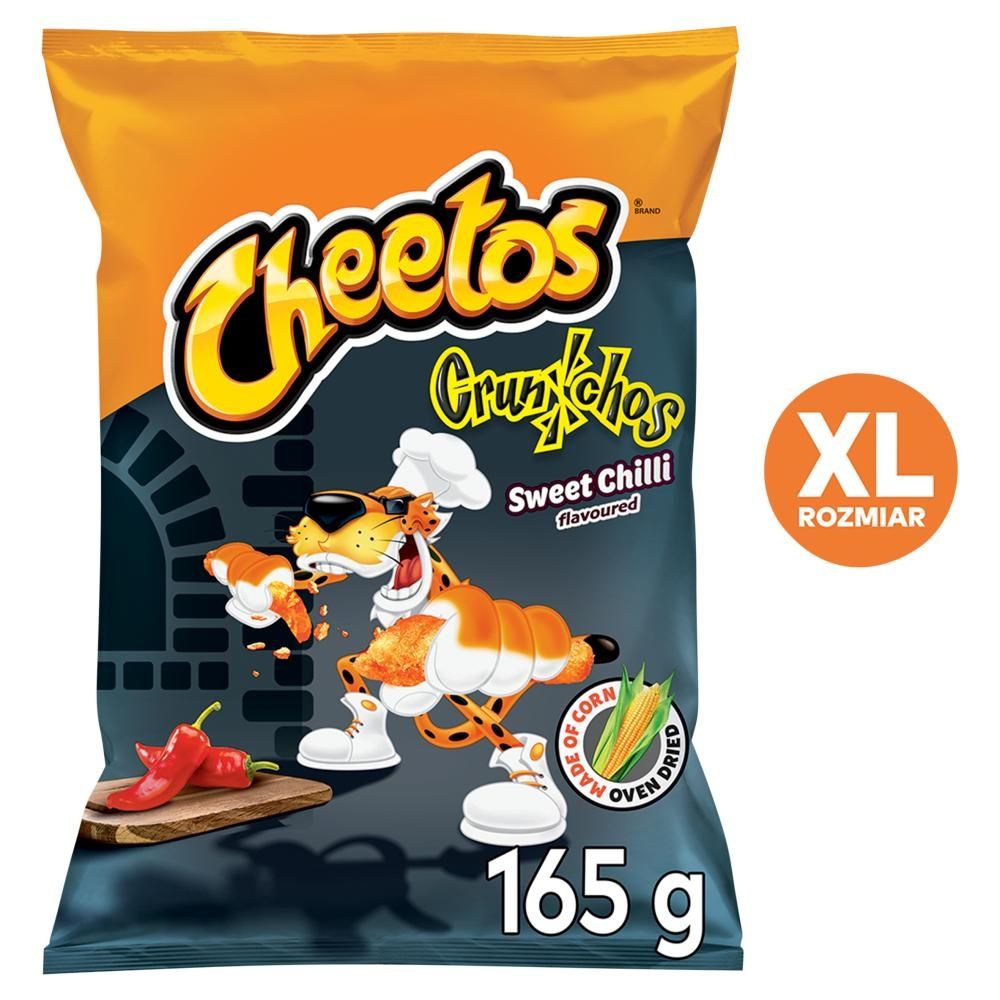 Cheetos Crunchos Chrupki kukurydziane o smaku słodkie chilli 165 g