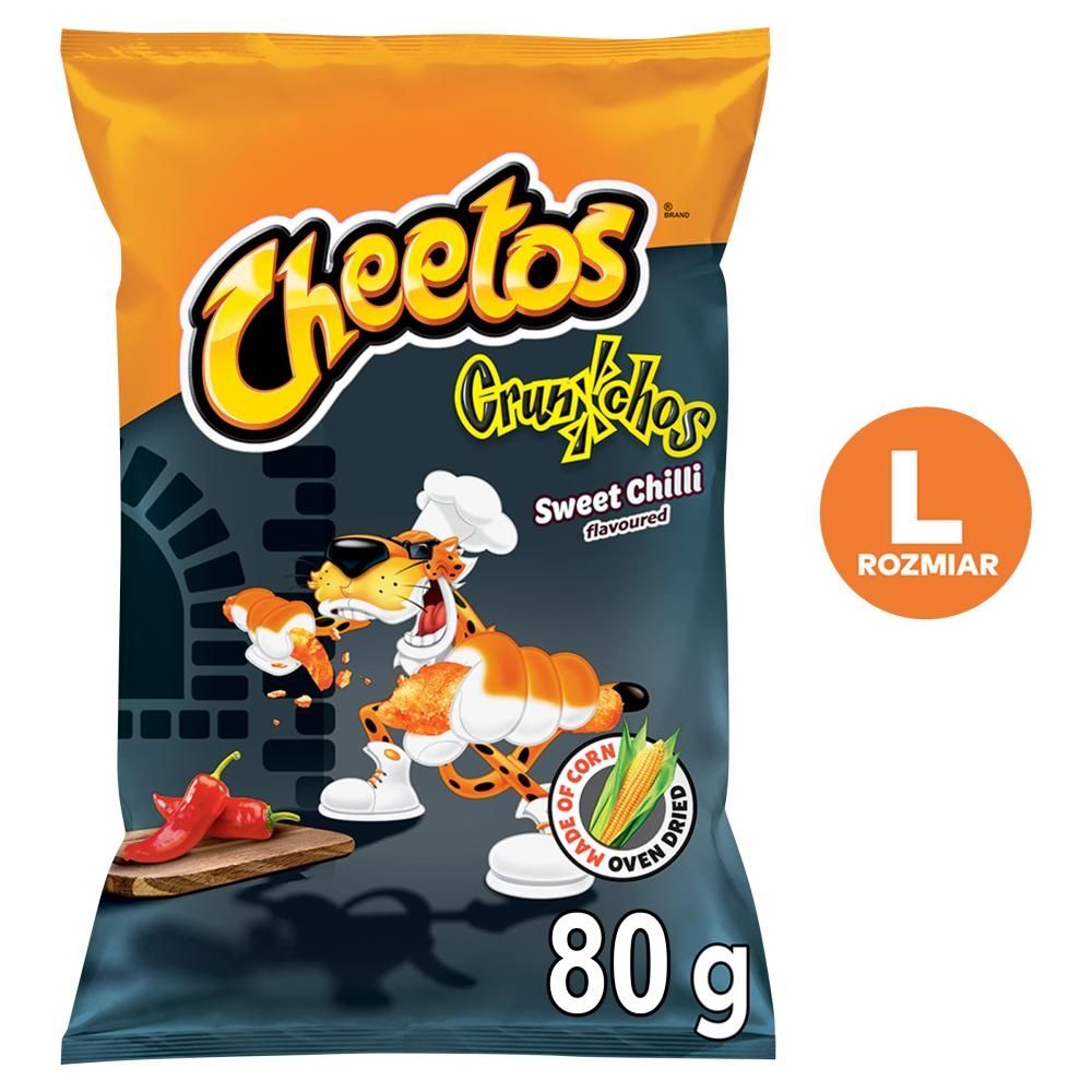 Cheetos Crunchos Chrupki kukurydziane o smaku słodkie chilli 80 g