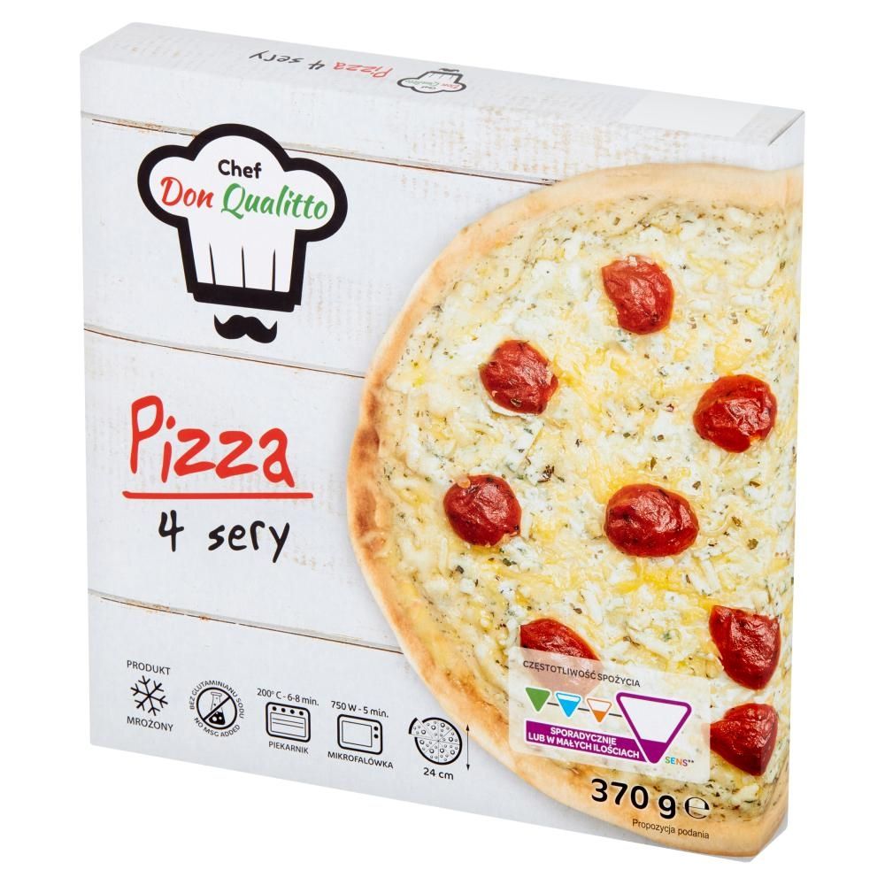 Chef Don Qualitto Pizza 4 sery 370 g