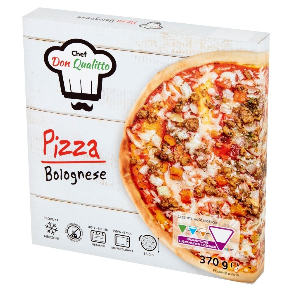 Chef Don Qualitto Pizza Bolognese 370 g Zakupy online z dostawą do