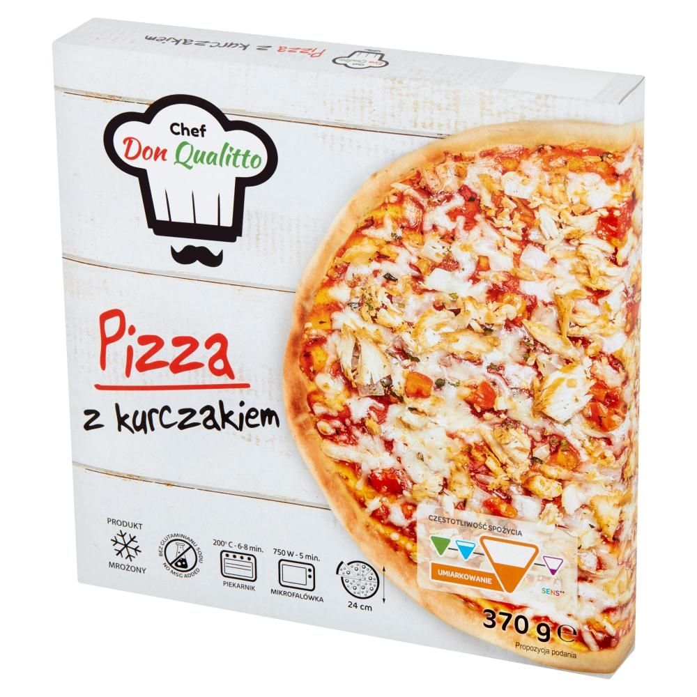 Chef Don Qualitto Pizza z kurczakiem 370 g