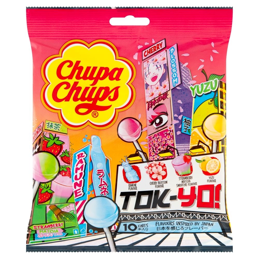 Chupa Chups Lizaki wielosmakowe 120 g (10 sztuk)