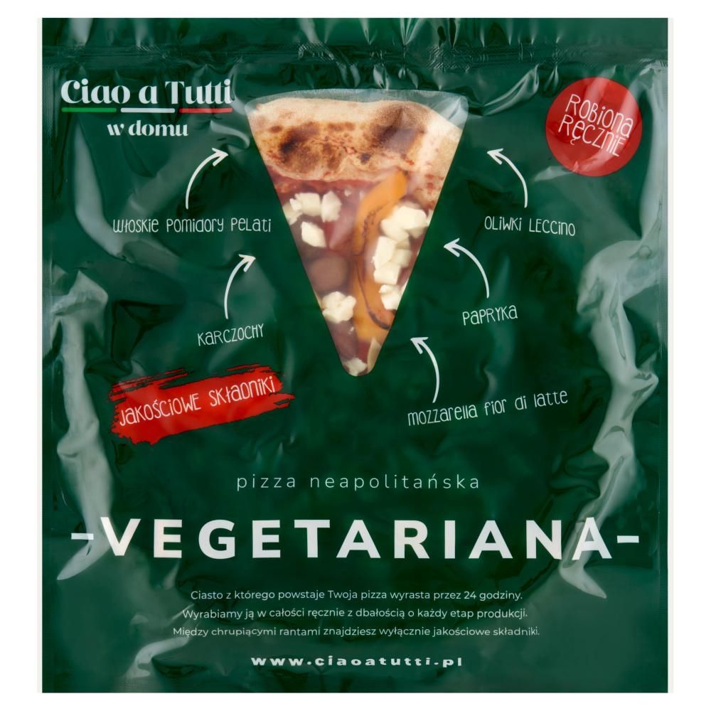 Ciao a Tutti W domu Pizza neapolitańska vegetariana 420 g