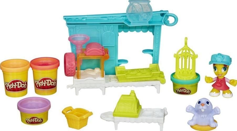 Ciastolina HASBRO Play-Doh Town: Sklepik ze zwierzakami B3418