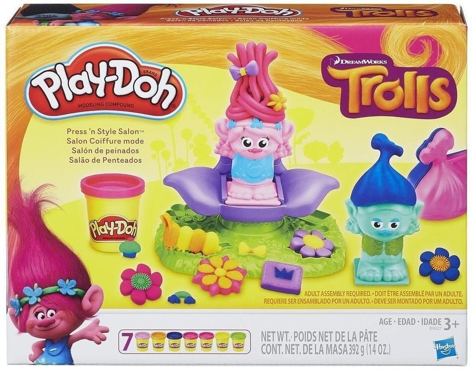 Ciastolina PLAY-DOH Trolls salon fryzjerski B9027