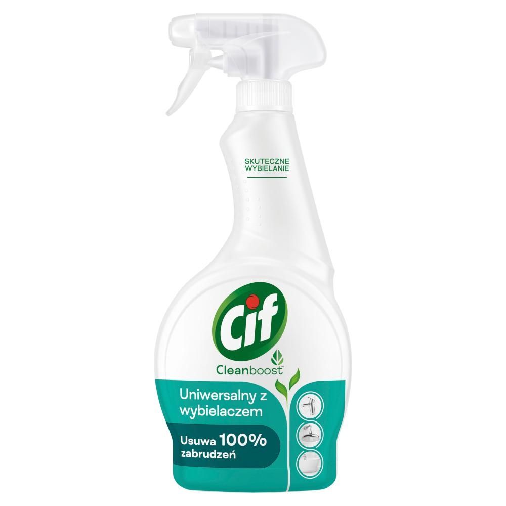 Cif Cleanboost Spray uniwersalny z wybielaczem 500 ml