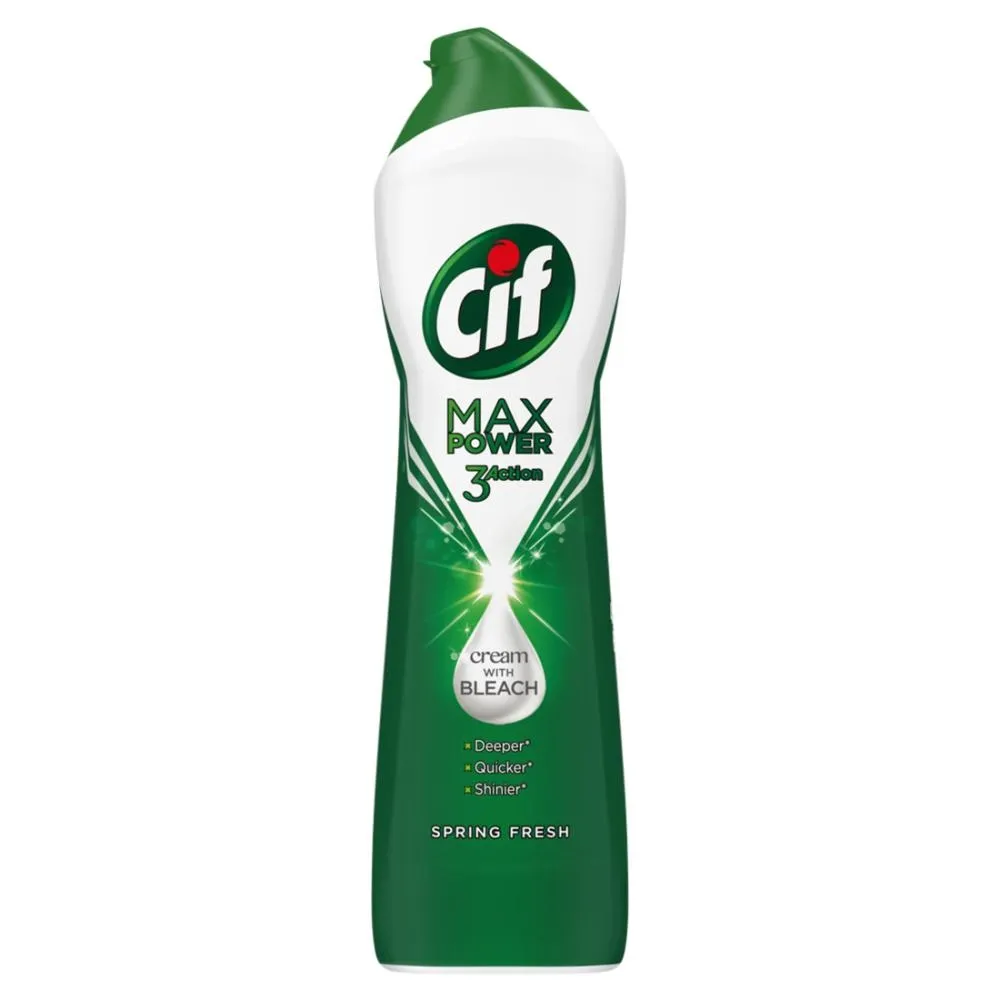 Cif Max Power Spring Fresh Mleczko z wybielaczem 450 ml