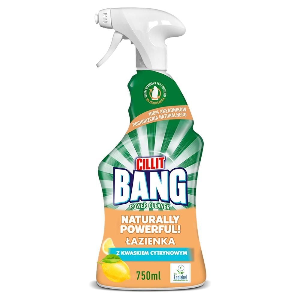 Cillit Bang Naturally Powerfull Spray do czyszczenia łazienki 750 ml