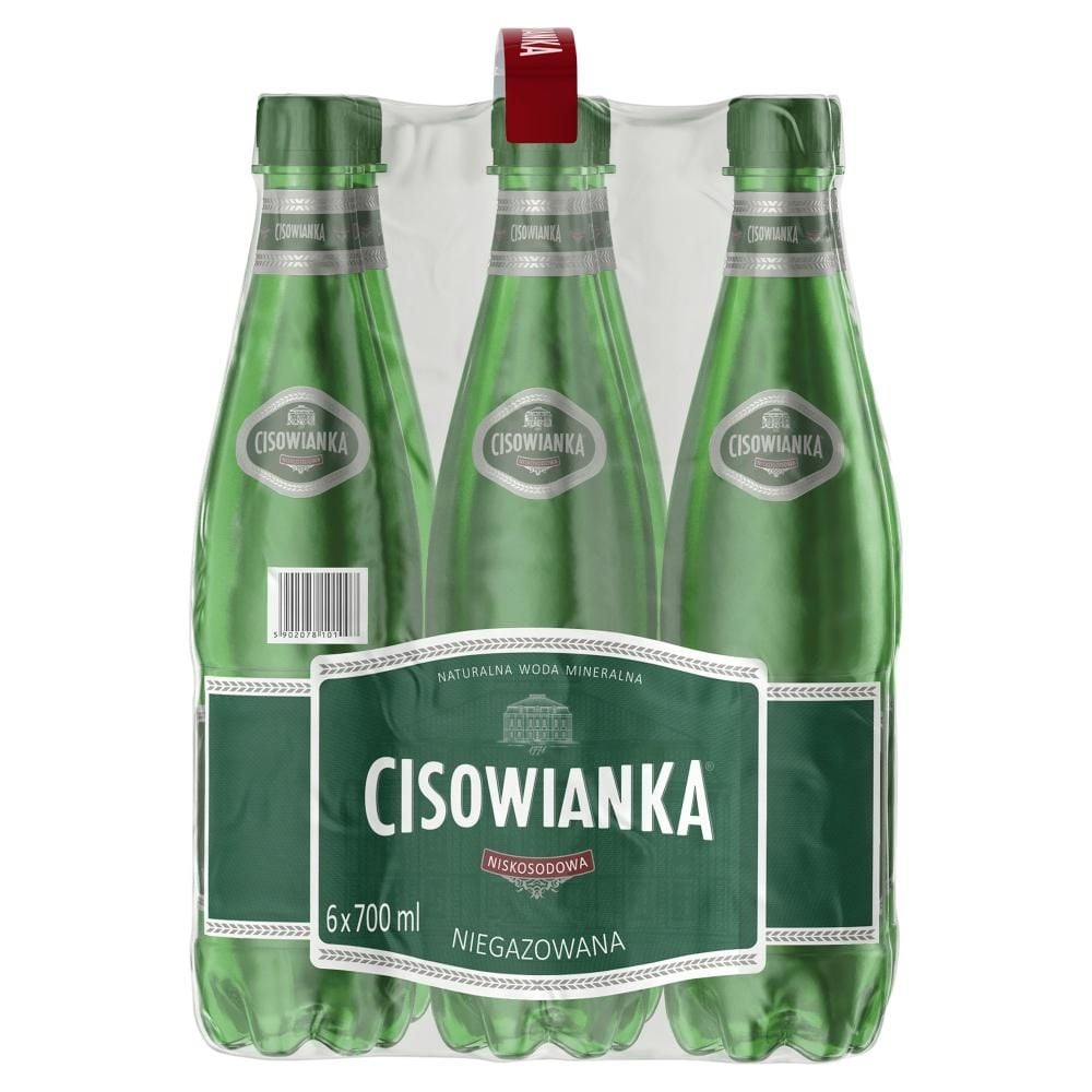 Cisowianka Naturalna woda mineralna niegazowana niskosodowa 6 x 700 ml