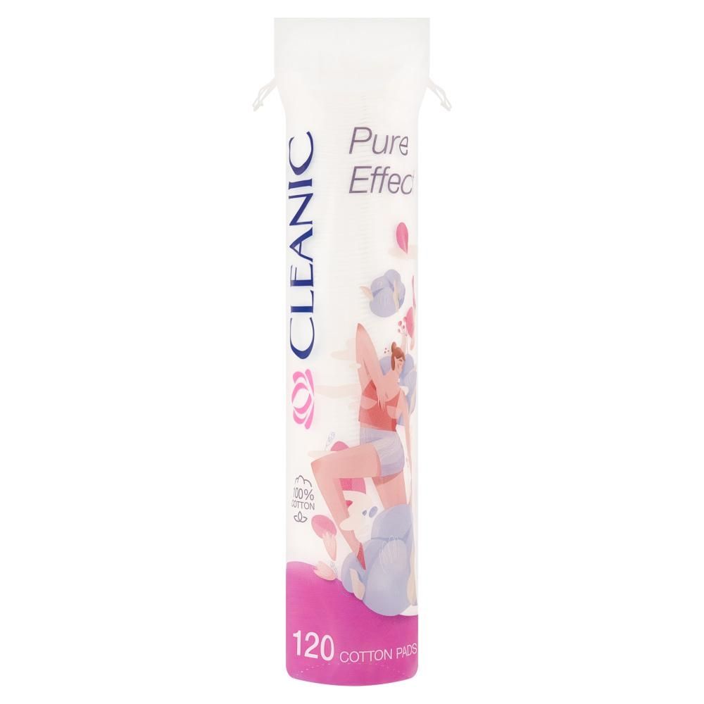 Cleanic Pure Effect Płatki kosmetyczne 120 sztuk