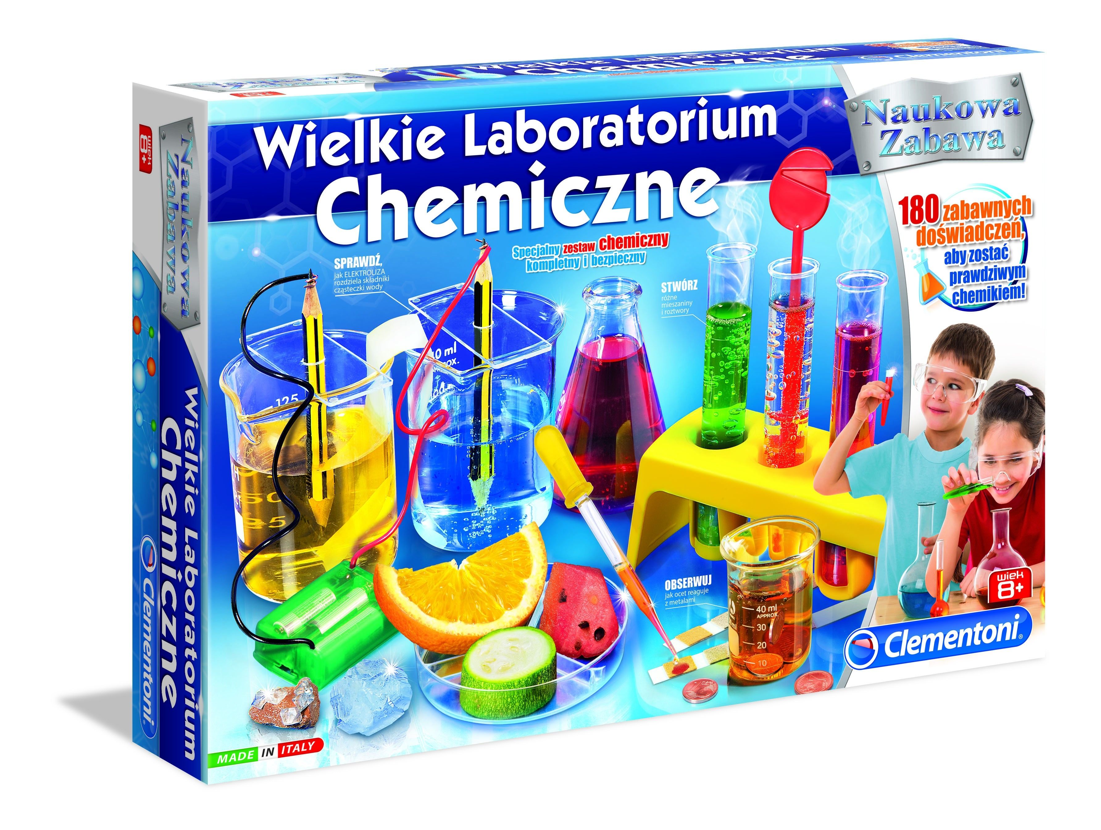 CLEMENTONI Wielkie Laboratoriu Chemiczne 60468