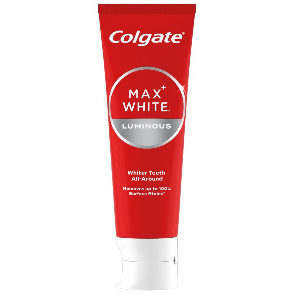 Colgate Max White Luminous Wybielająca pasta do zebów z fluorem 75 ml