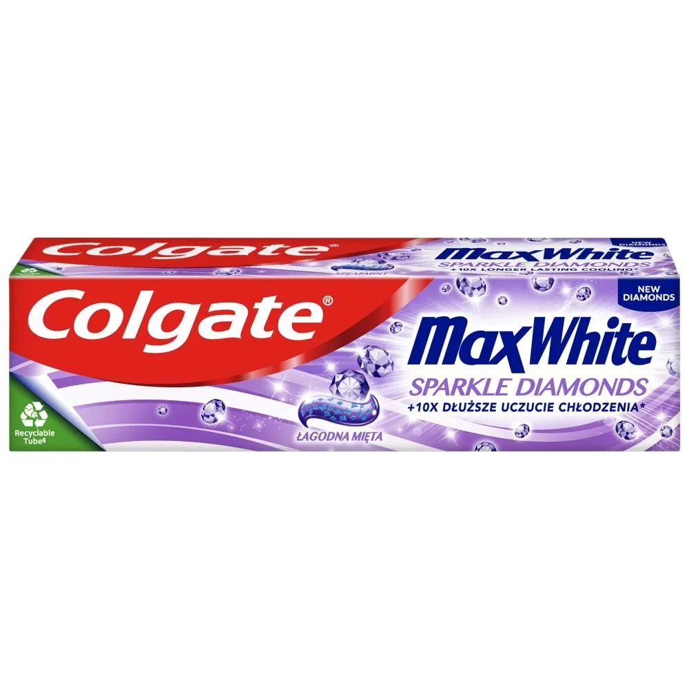 Colgate Max White Sparkle Diamonds wybielająca pasta do zębów 75ml