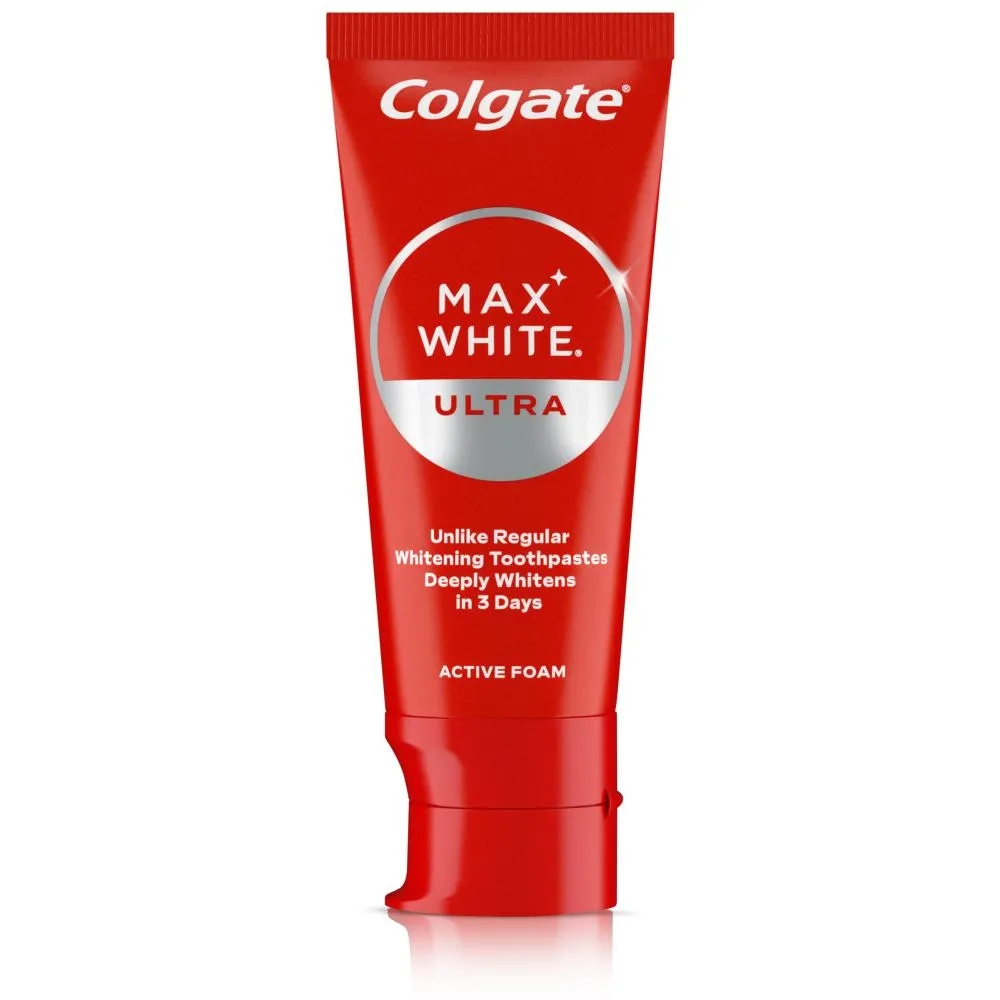 Colgate Max White Ultra Active Foam wybielająca pasta do zębów 50ml