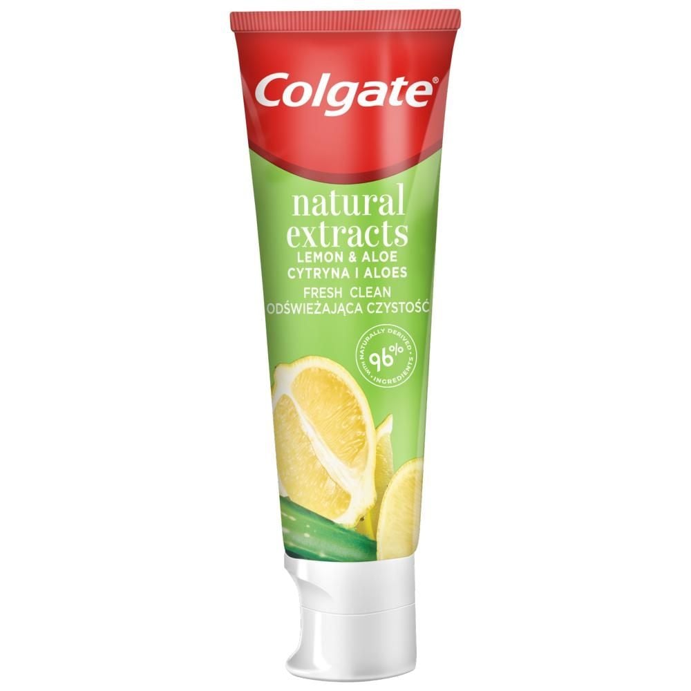 Colgate Natural Extracts Lemon Aloe Pasta do zębów z fluorem 75 ml