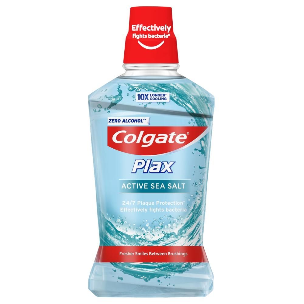 Colgate Plax SeaSalt Płyn do płukania ust z aktywną solą morską 500ml