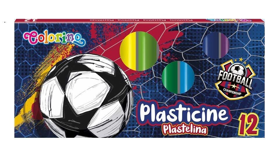 Colorino Plastelina Football 12 kolorów 21764PTR