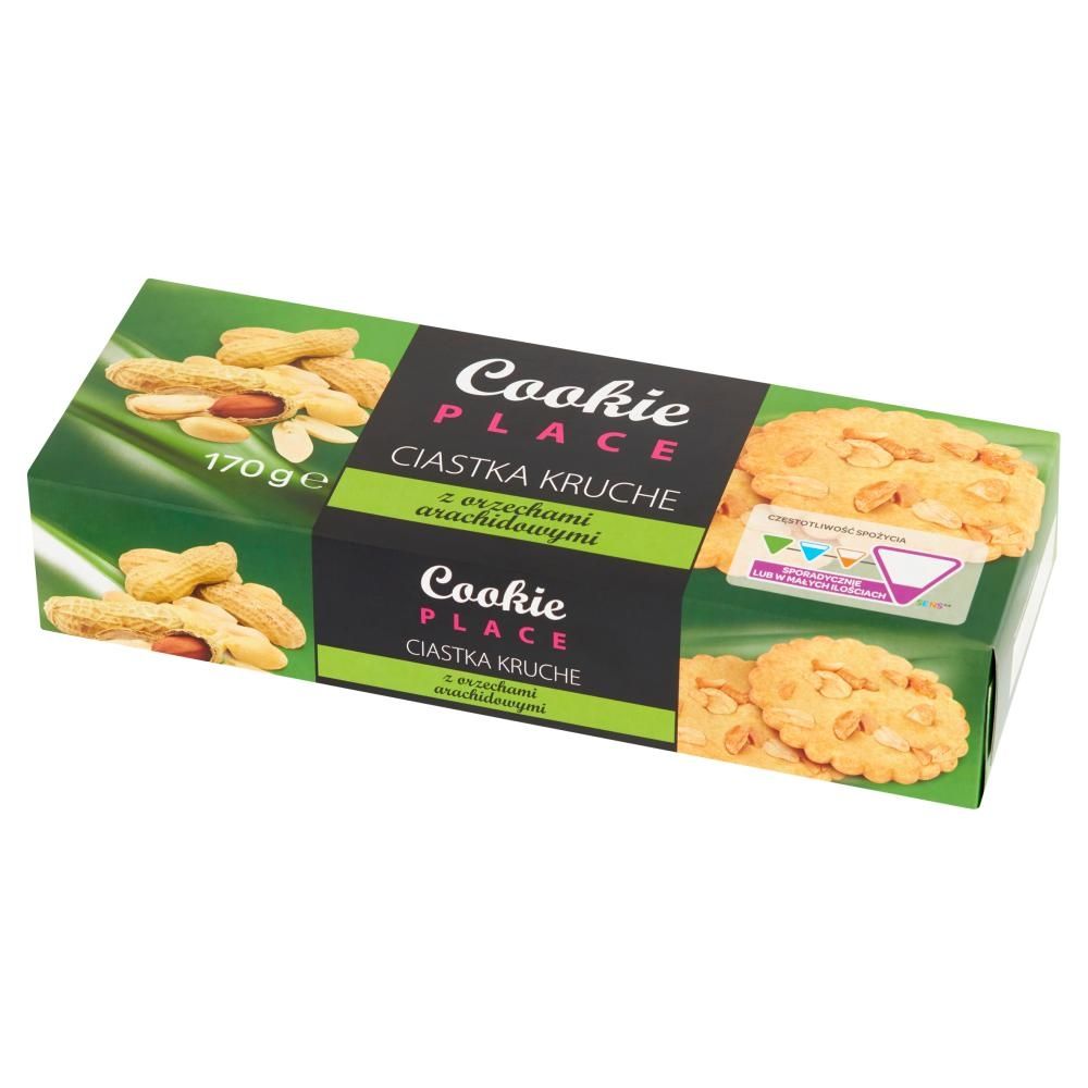 Cookie Place Ciastka kruche z orzechami arachidowymi 170 g