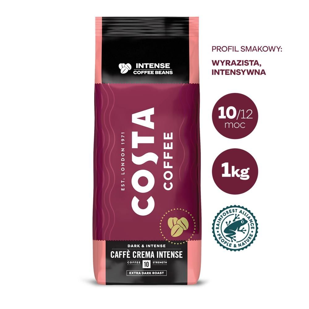 COSTA COFFEE Caffé Crema Intense Kawa ziarnista 1 kg