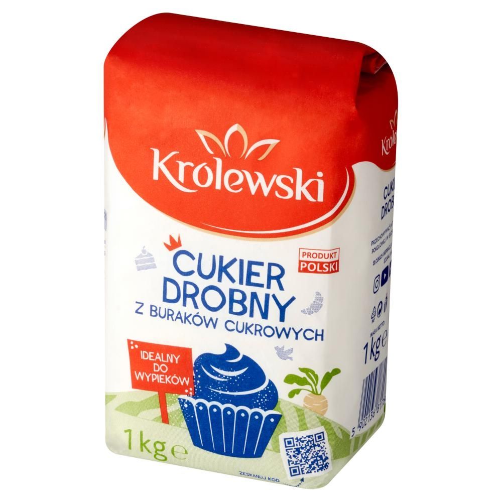 Cukier Królewski Cukier drobny z buraków cukrowych 1 kg