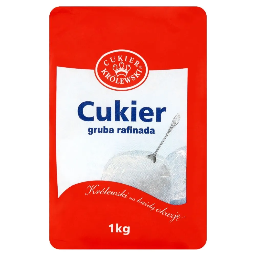 Cukier Królewski Cukier gruba rafinada 1 kg