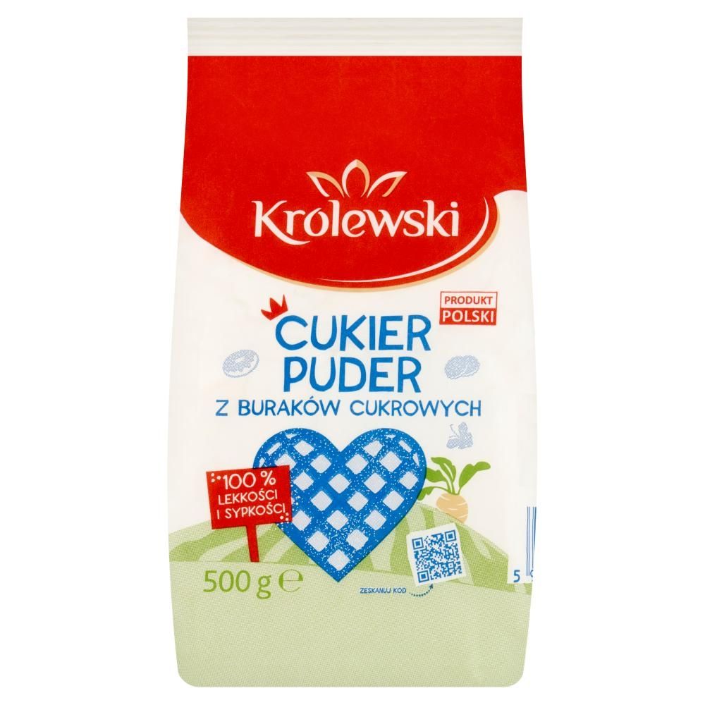 Cukier Królewski Cukier puder z buraków cukrowych 500 g